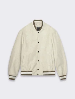 Piazza Italia Giubbotto bomber realizzato in panno effetto lana - Beige Best