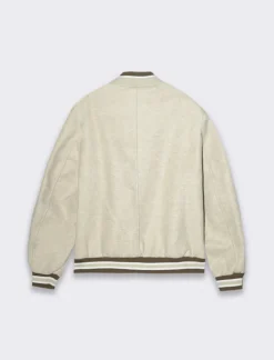 Piazza Italia Giubbotto bomber realizzato in panno effetto lana - Beige Best