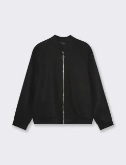 Piazza Italia Giubbotto con zip e manica raglan.Vestibilità regular - Nero Hot