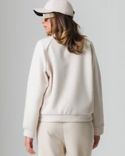 Piazza Italia Giubbotto con zip e manica raglan.Vestibilità regular - burro Bianco Outlet