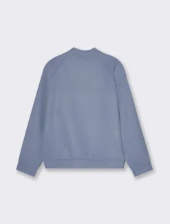 Piazza Italia Giubbotto con zip e manica raglan.Vestibilità regular - Denim Blu Online