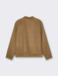 Piazza Italia Giubbotto con zip e manica raglan.Vestibilità regular - Caramello Beige Fashion