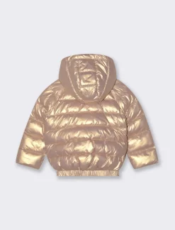 Piazza Italia Giubbotto da neonata con cappuccio e zip frontali con imbottitura - Rosa Fashion