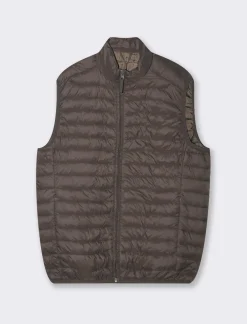 Piazza Italia Giubbotto gilet imbottito a collo alto - Moro Marrone Best