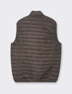 Piazza Italia Giubbotto gilet imbottito a collo alto - Moro Marrone Best