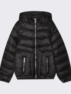 Piazza Italia Giubbotto imbottito con cappuccio e zip sulle tasche - Nero Shop