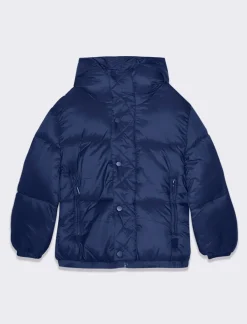 Piazza Italia Giubbotto imbottito con cappuccio loose fit - Blu Online