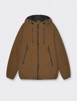 Piazza Italia Giubbotto imbottito in tessuto tecnico - Verde kaki Outlet