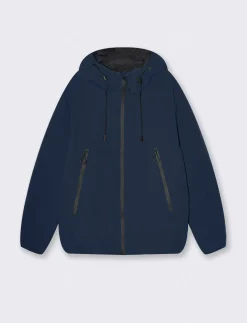 Piazza Italia Giubbotto imbottito in tessuto tecnico - Blu Store