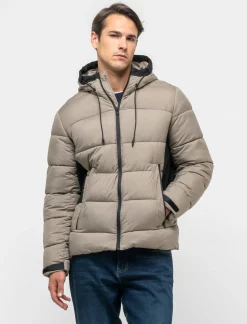 Piazza Italia Giubbotto imbottito in tessuto tecnico - kaki Verde Best