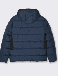 Piazza Italia Giubbotto imbottito in tessuto tecnico - Blu Flash Sale