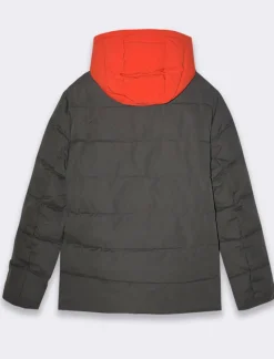 Piazza Italia Giubbotto imbottito realizzato in tessuto tecnico con cappuccio - piombo Grigio Cheap