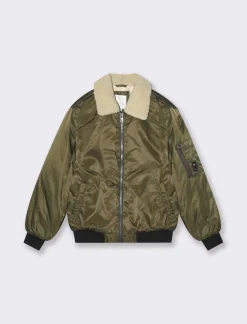 Piazza Italia Giubbotto modello bomber da bambino - militare Verde Best Sale