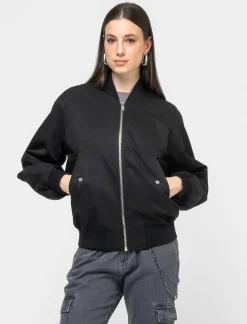 Piazza Italia Giubbotto modello bomber leggermente imbottito - Nero Sale