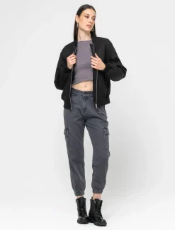 Piazza Italia Giubbotto modello bomber leggermente imbottito - Nero Sale