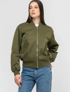 Piazza Italia Giubbotto modello bomber leggermente imbottito - Kaky 1 Verde Sale