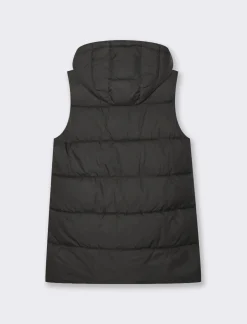 Piazza Italia Giubbotto modello gilet con cappuccio e tasche a filetto - Nero Flash Sale