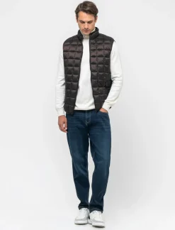 Piazza Italia Giubbotto smanicato imbottito a collo alto - Moro Marrone Fashion