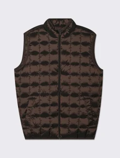 Piazza Italia Giubbotto smanicato imbottito a collo alto - Moro Marrone Fashion