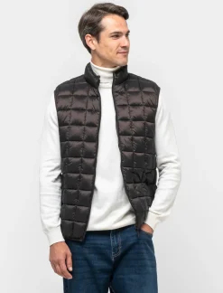 Piazza Italia Giubbotto smanicato imbottito a collo alto - Moro Marrone Fashion