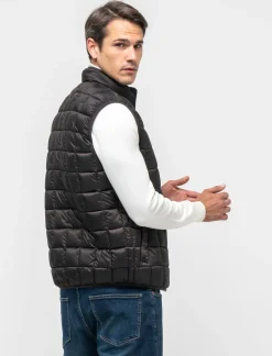 Piazza Italia Giubbotto smanicato imbottito a collo alto - Moro Marrone Fashion