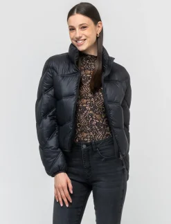 Piazza Italia Giubotto corto imbottito e tasche con chiusura zip - Nero Fashion