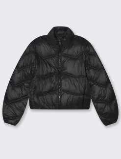 Piazza Italia Giubotto corto imbottito e tasche con chiusura zip - Nero Fashion