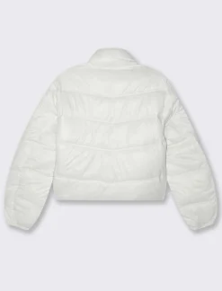 Piazza Italia Giubotto corto imbottito e tasche con chiusura zip - Bianco Store