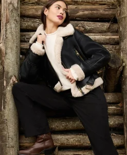 Piazza Italia Giubotto corto modello chiodo in finto suede cintura in vita - Nero Sale