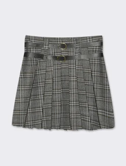 Piazza Italia GONNA CON CINTURE - Marrone tabacco Shop