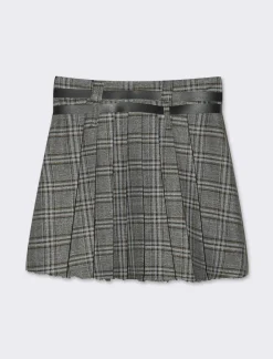 Piazza Italia GONNA CON CINTURE - Marrone tabacco Shop