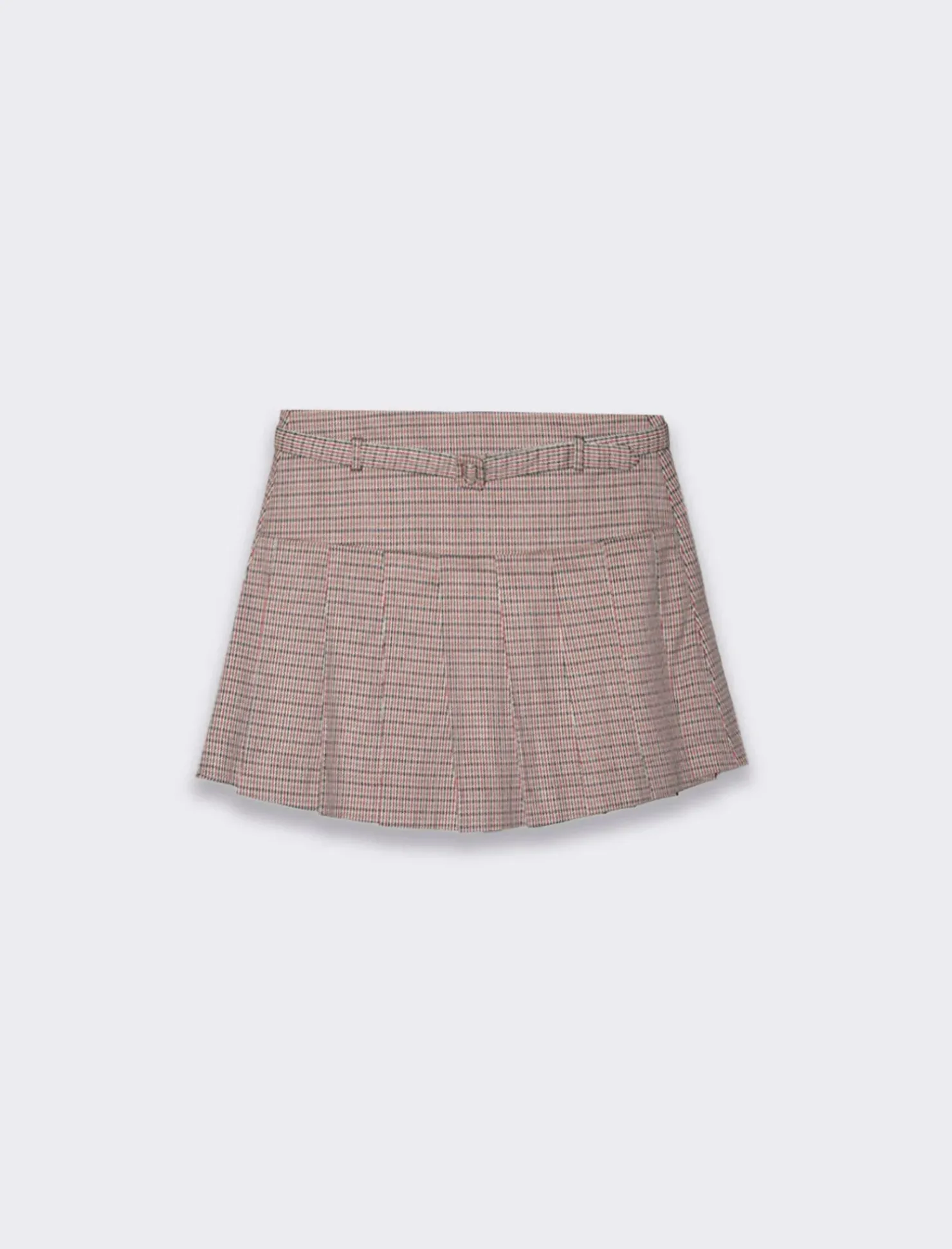 Piazza Italia Gonna corta a pieghe con pantaloncino cinturino finto cucito - var 1 Sale