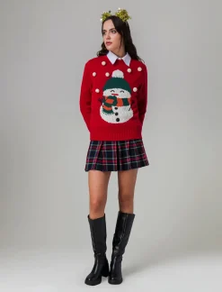 Piazza Italia Gonna corta in fantasia scozzese - Nero Best Sale