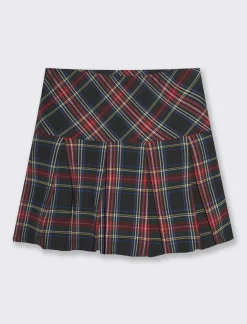 Piazza Italia Gonna corta in fantasia scozzese - Nero Best Sale