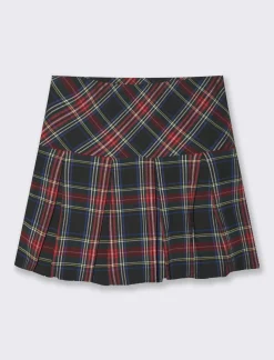 Piazza Italia Gonna corta in fantasia scozzese - Nero Best Sale