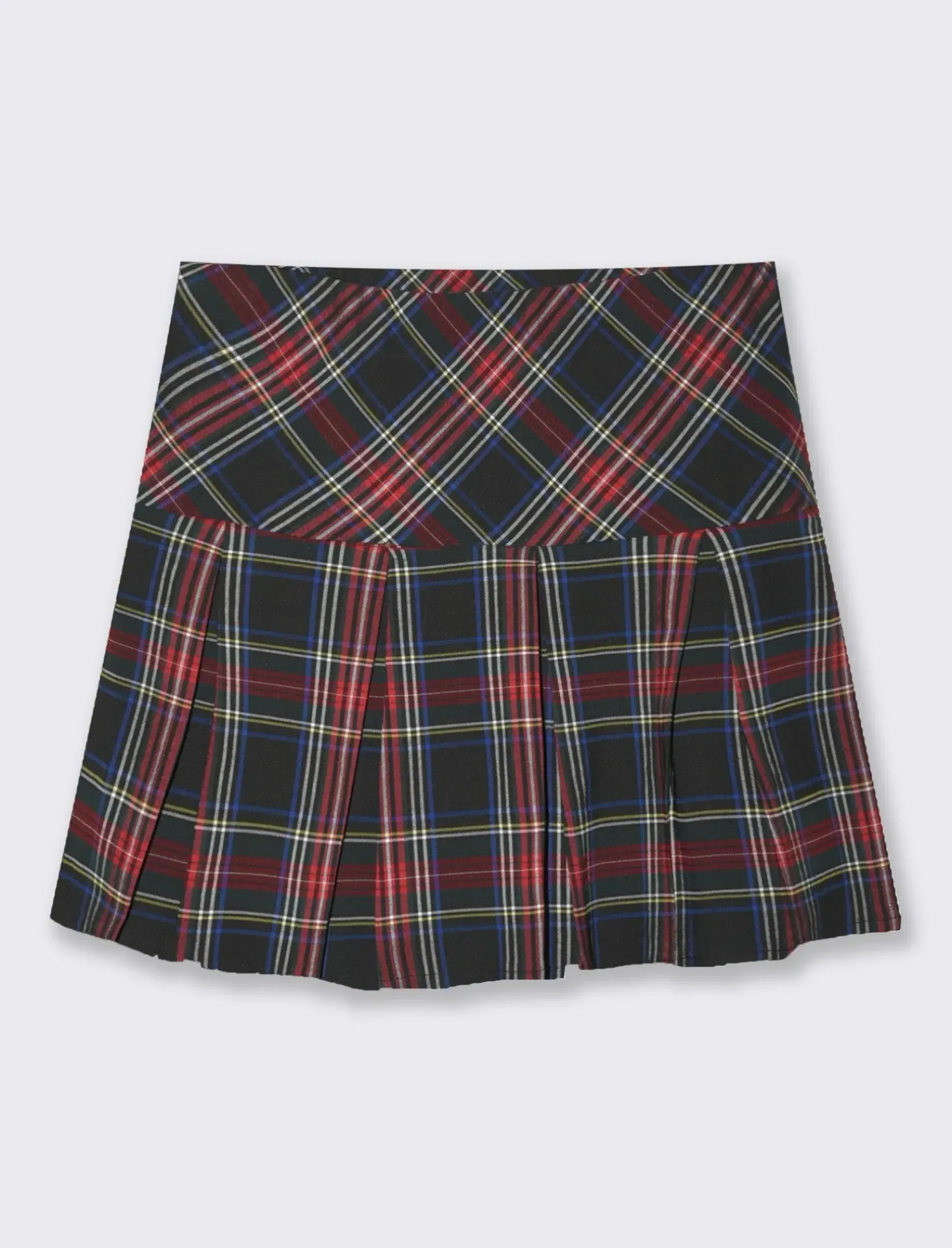 Piazza Italia Gonna corta in fantasia scozzese - Nero Best Sale