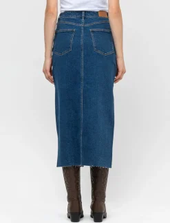 Piazza Italia Gonna denim lunga cinque tasche - Denim Blu Best