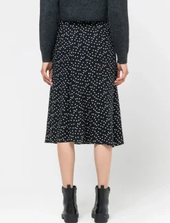 Piazza Italia Gonna fantasia midi, svasata in viscosa stampato - var 2 Discount