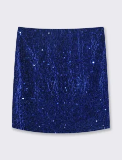 Piazza Italia Gonna in paillettes - ette Blu Best