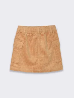 Piazza Italia Gonna in velluto con tasche - Beige Store