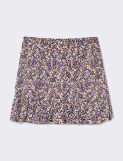 Piazza Italia Gonna in viscosa con rouche al fonfo e pantaloncino interno - var 2 Store