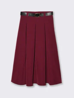 Piazza Italia Gonna lunga con cintura - Vinaccia Outlet