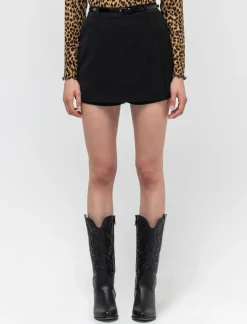 Piazza Italia Gonna pantalone con citura - Nero Cheap