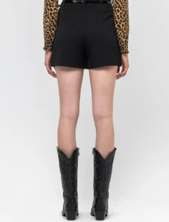 Piazza Italia Gonna pantalone con citura - Nero Cheap