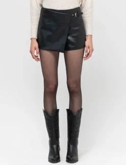 Piazza Italia Gonna pantalone con dettaglio cintura - Nero Store