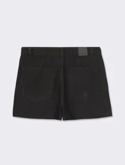 Piazza Italia Gonna pantalone in denim - Nero Discount