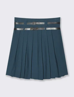 Piazza Italia Gonna plisset con cinture - Ottanio Sale