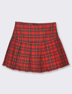 Piazza Italia GONNA SCOZZESE - Rosso Discount
