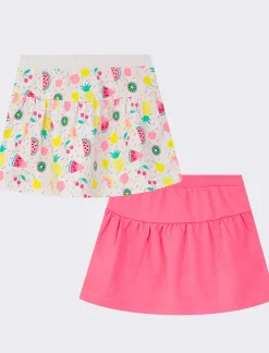 Piazza Italia Gonne set 2 bipack con balze - Fuxia Store