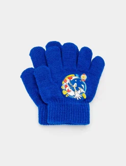 Piazza Italia Guanti da bambino con stampe licenze Cartoons - Blu Online